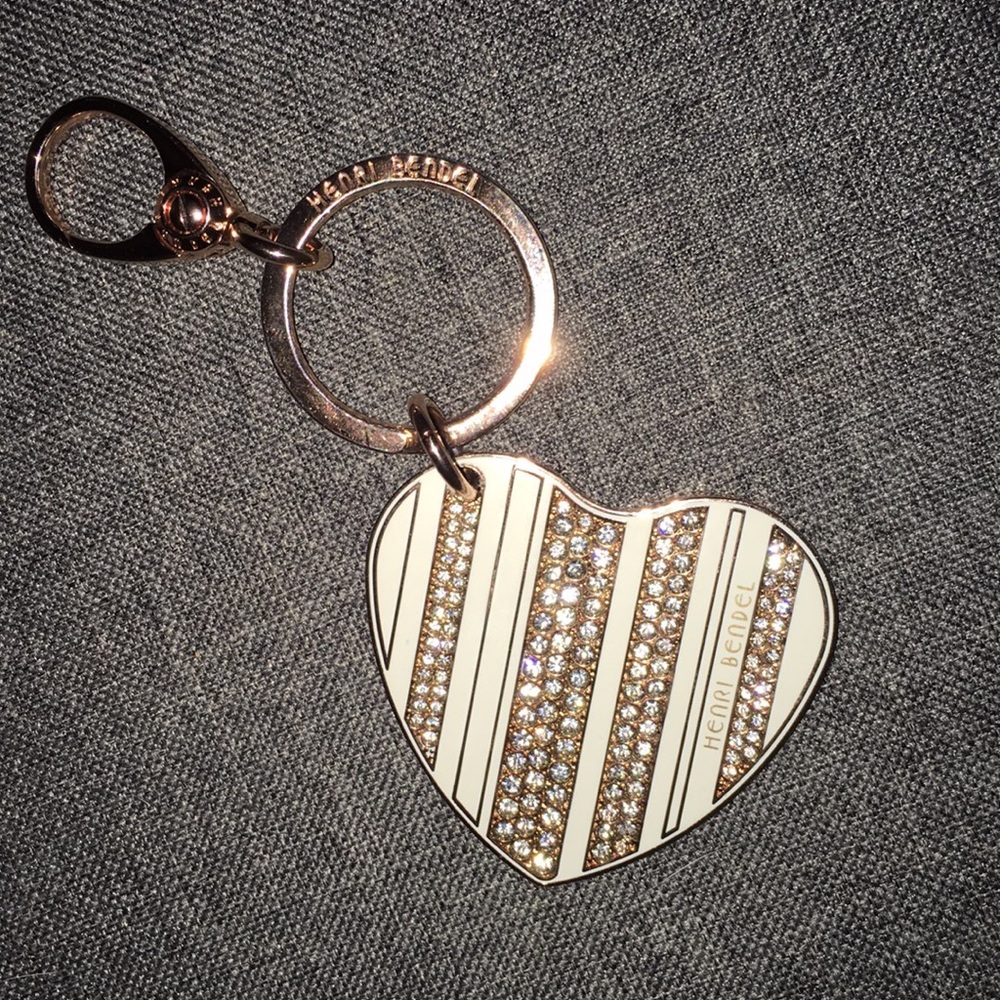 Henri Bendel Heart Keychain